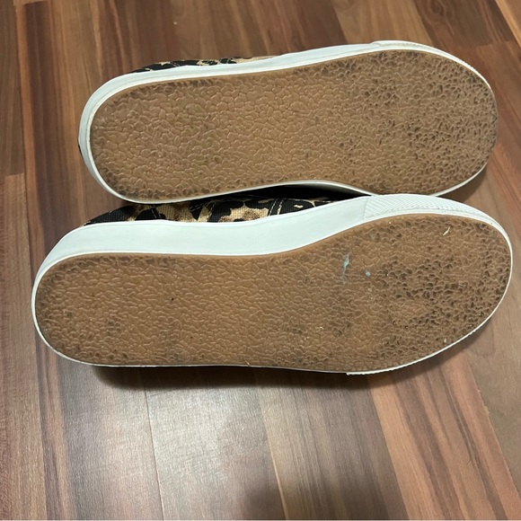 Steven Madden Leopard Print Platform Sneakers - Picture 4 of 5